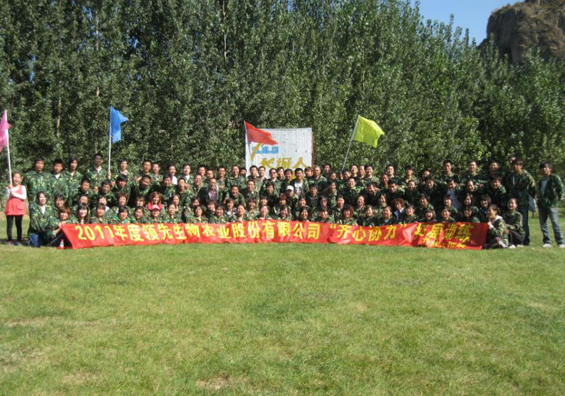 公司举行2011年度齐心协力拓展训练